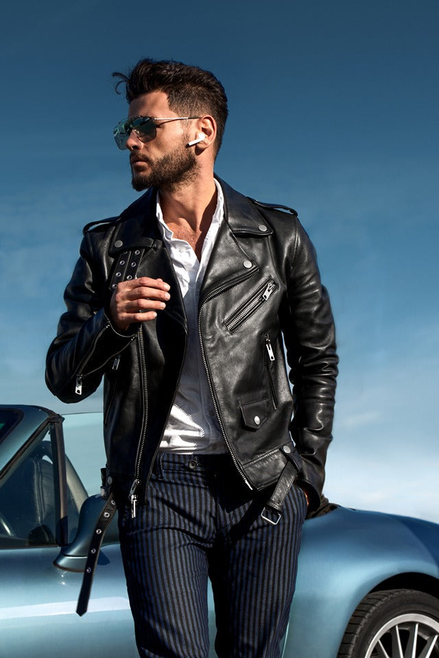 Leather Jacket men