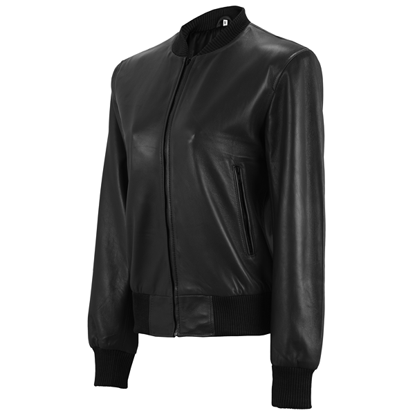 Maroon Leather Jacket Women