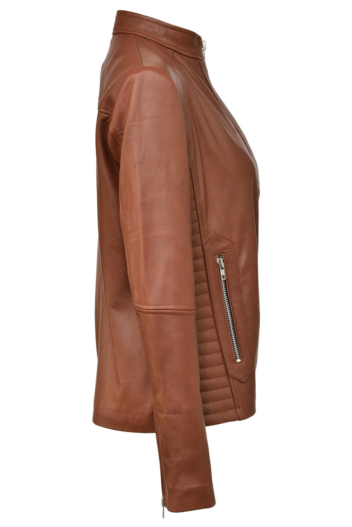 Swifties Brown Leather Jacket - Primeleathershop