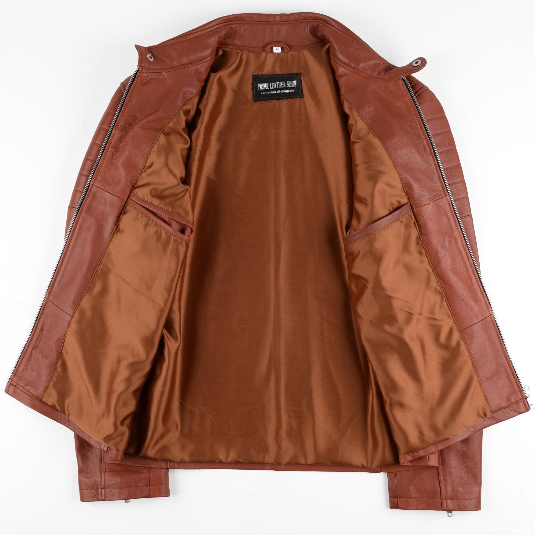 Classic Brown Leather Jacket 