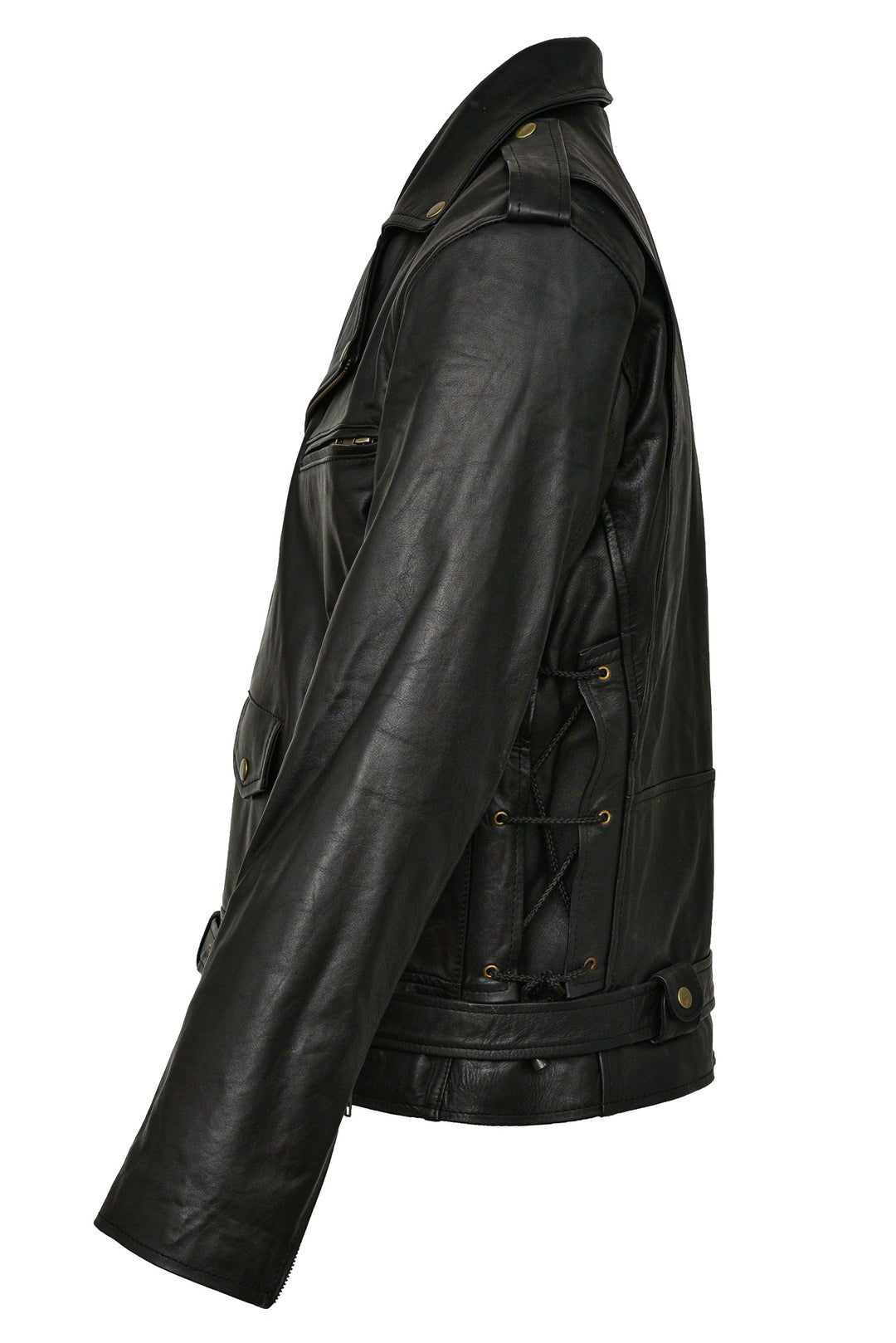 Mens Biker Leather Jacket 