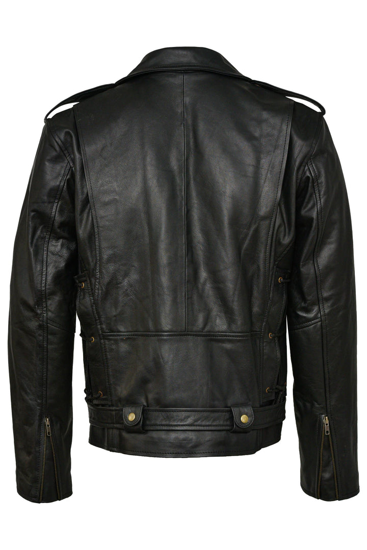 Terminator Black Biker Leather Jacket