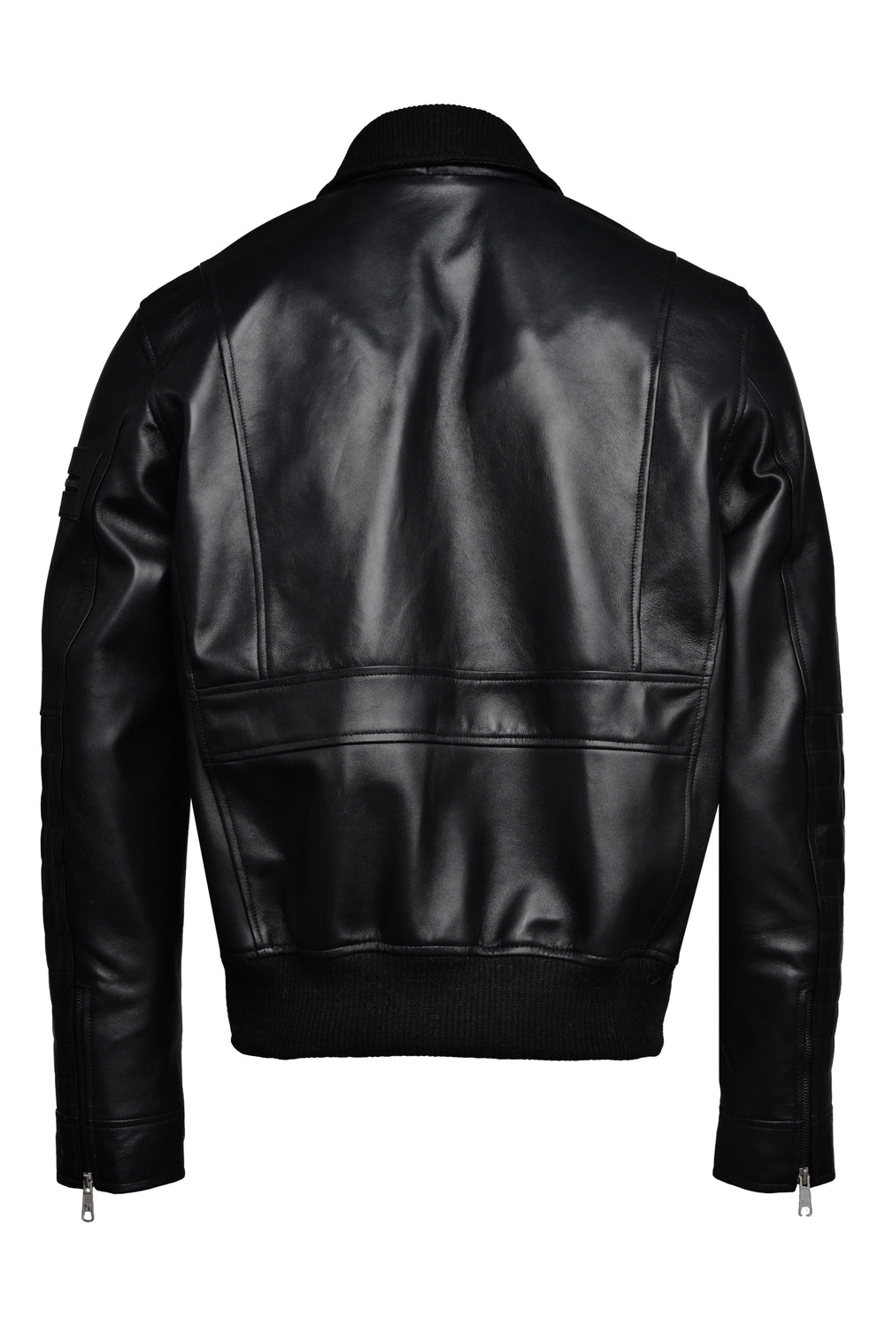 Leather Bomber Jacket