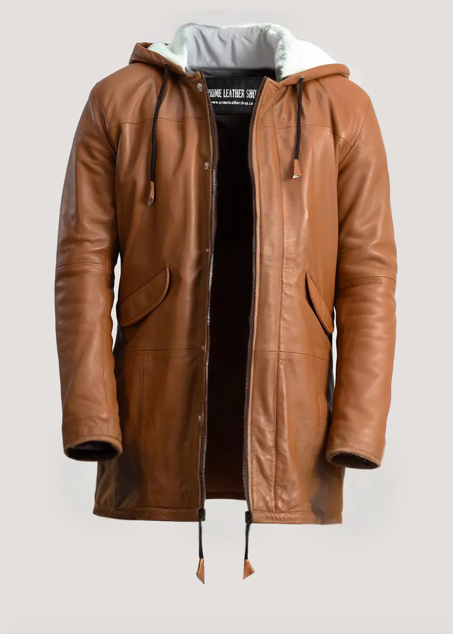 Long Leather Coat