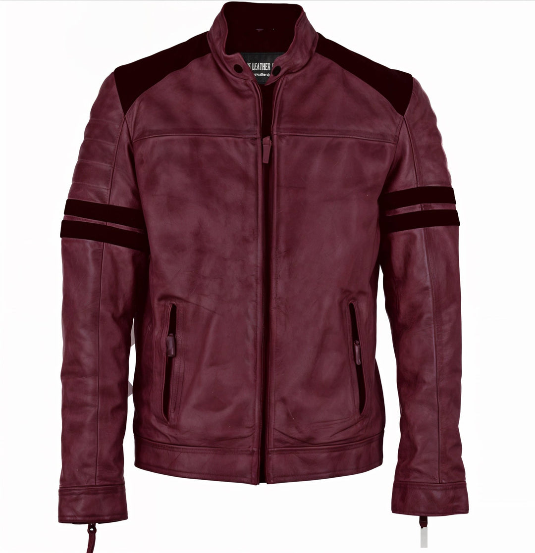 Tom Hanks Biker Leather Jacket - Primeleathershop