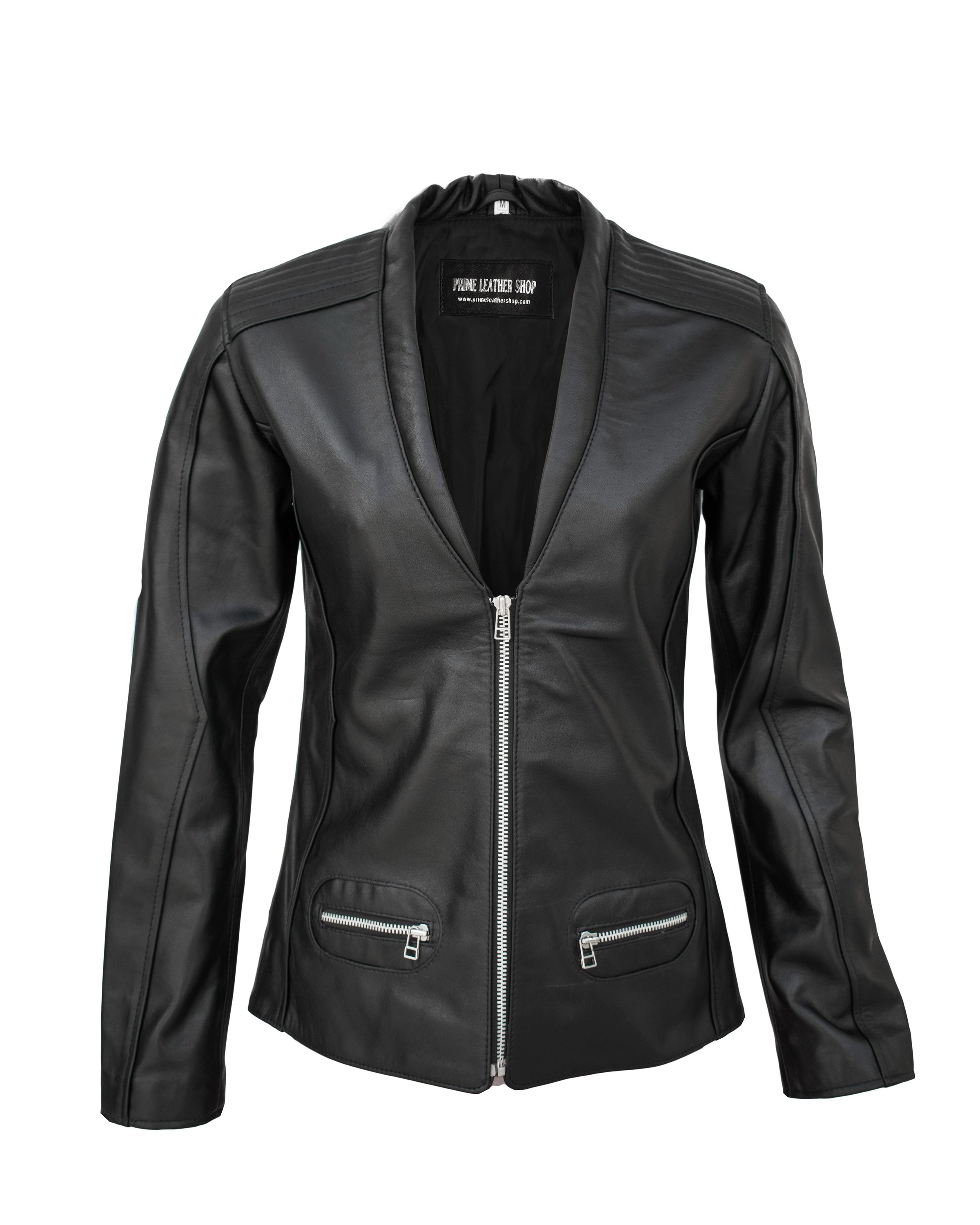 Black Leather Coat