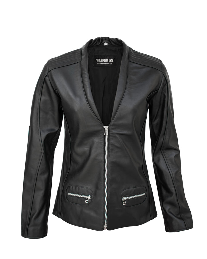 Black Leather Coat