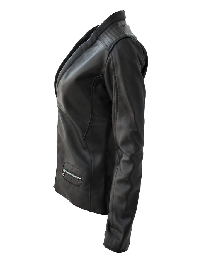 Black Leather Coat