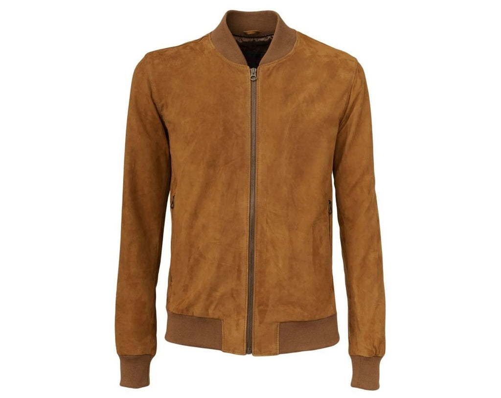 トップス eurokenvy Knit Suede Rider's Jacket MENS DUST STUDDED SUEDE EASY RIDER — Understated Leather