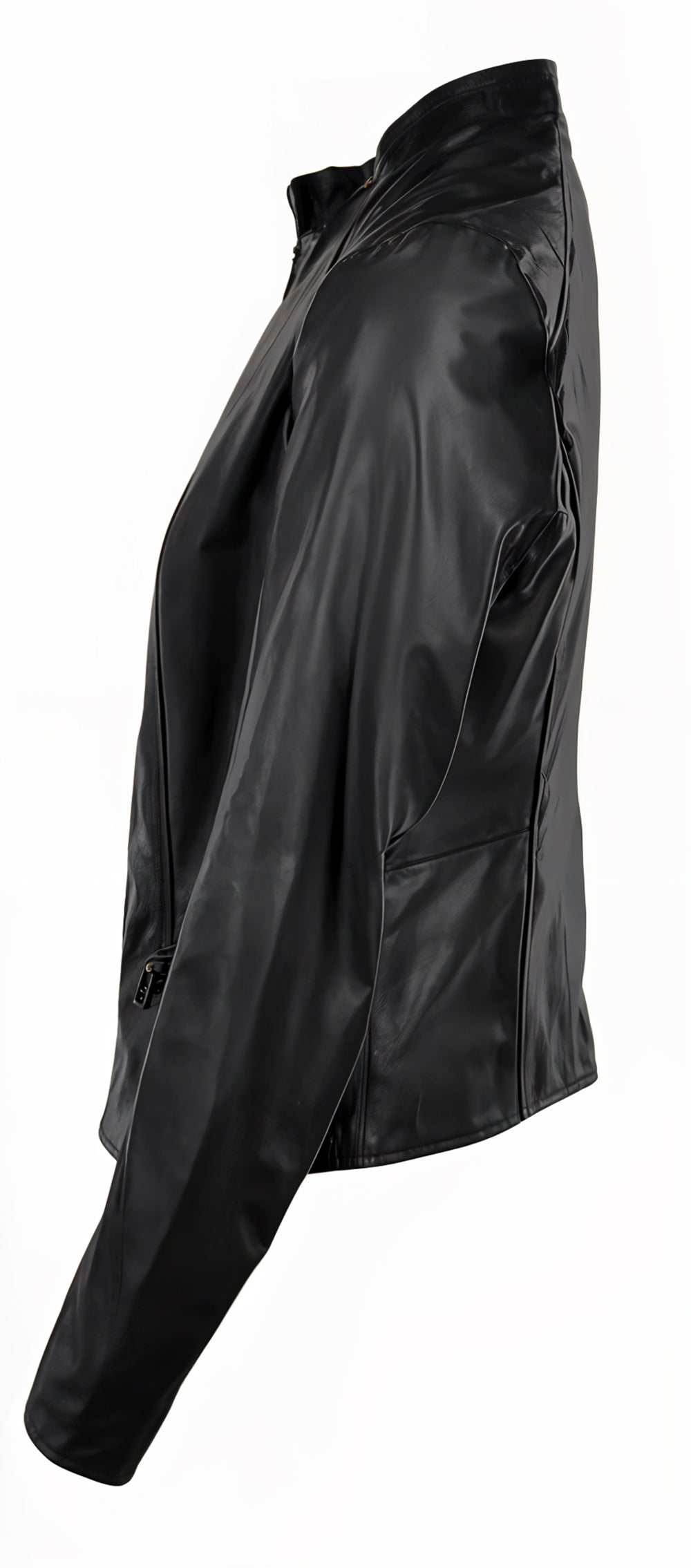 leather biker jacket women